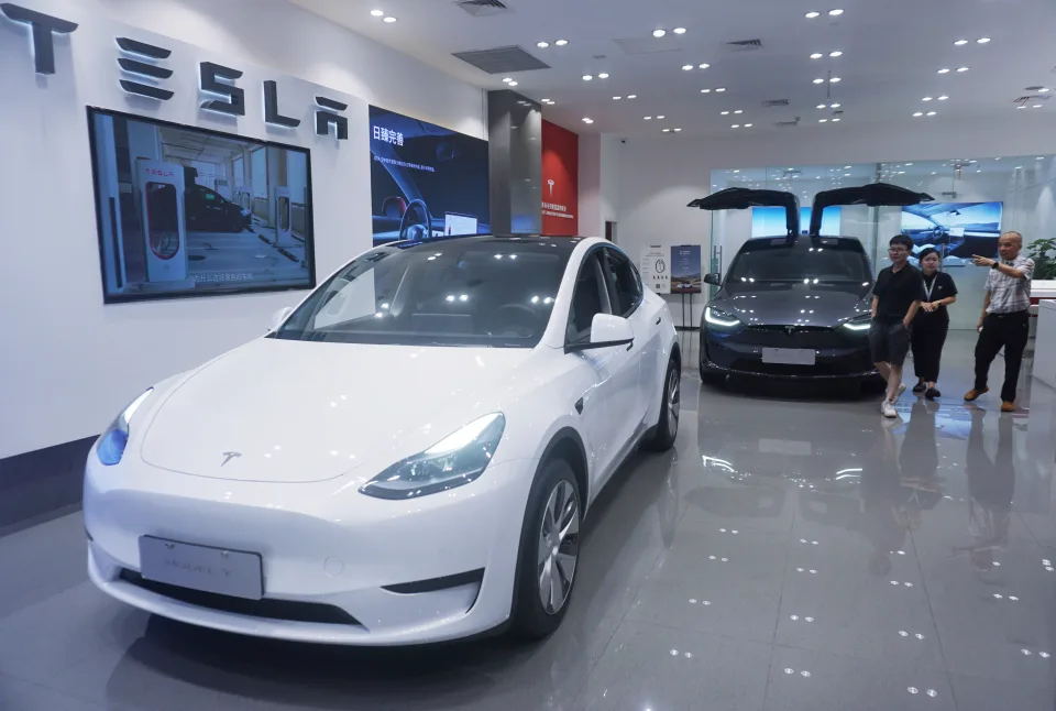 Tesla stock soars, completely recovering yearly declines with a 27% jump